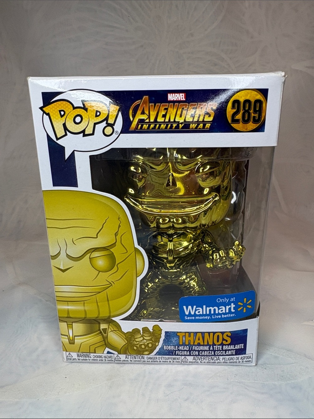 Funko Pop Avengers Infinity War Thanos Chrome Set of 6 Walmart Exclusives - Picture 6 of 16